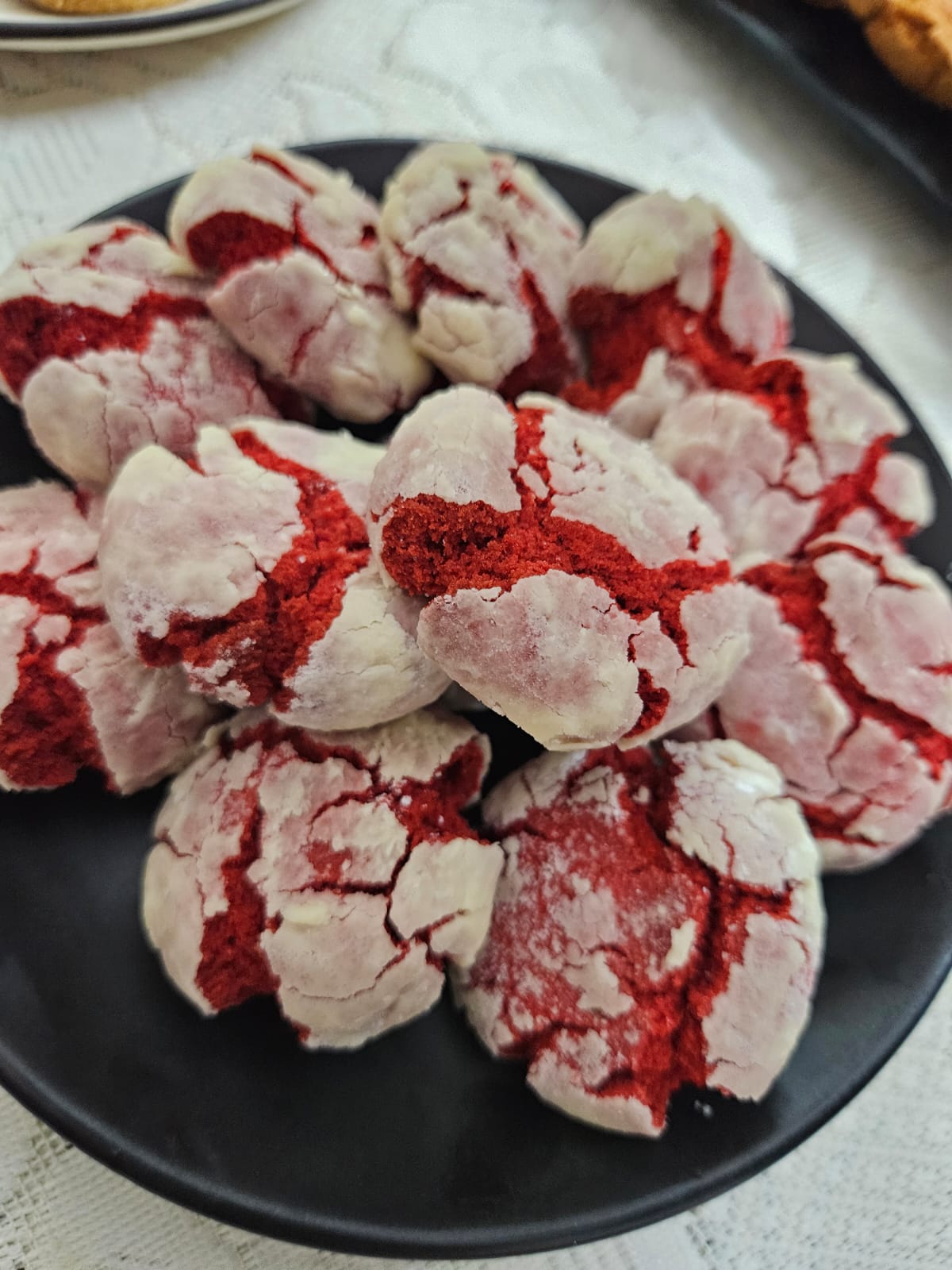 Basic Cookies - Red Velvet Crinkle Cookies